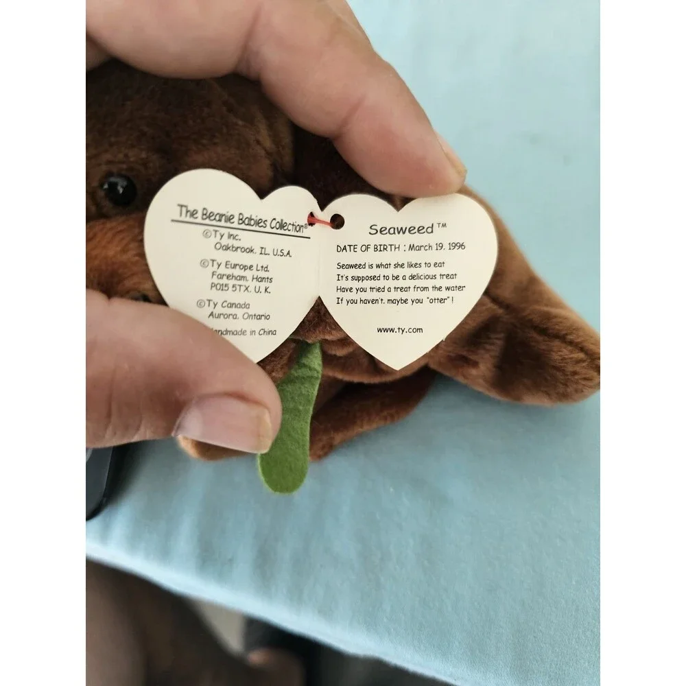 Ty Beanie Baby Babies Seaweed The Otter With Tags Style - 4080